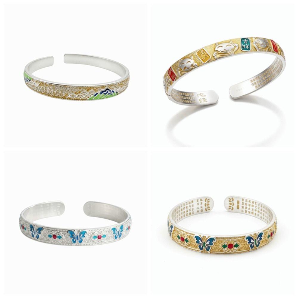 Traditionelles Damen-Armband Ethnischer Stil Chinesisches Cloisonné-Armband Emaille-Armband Geschenk