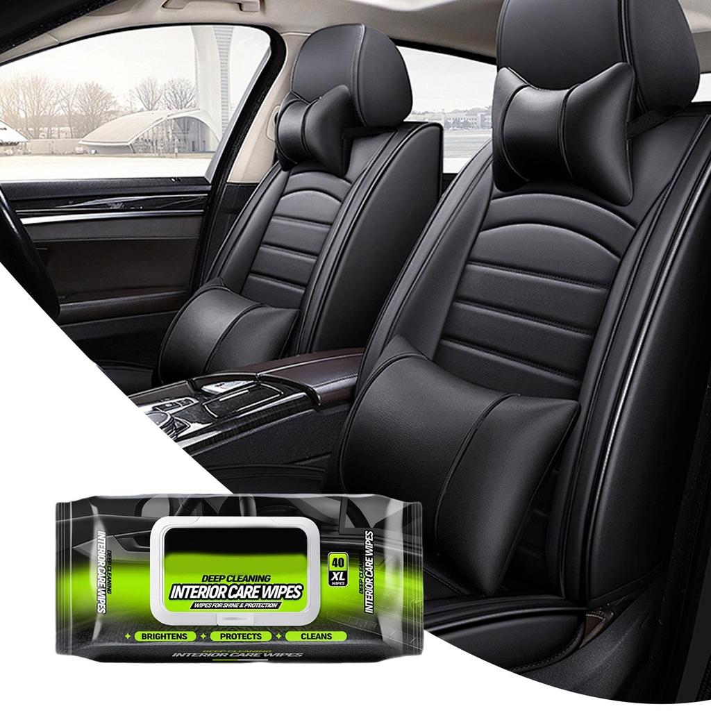 Car Interior Cleaning Wipes Multi-function Car Dashboard Seat Leather Nursing Brightening Wipes Car Wash Care Cleaning tools