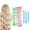 Spiral Curls Styling Kit DIY Plastic Hair Spiral Curl Styling Roller for Women Girls Extra Long Hair45cm 17.7in (12pcs)