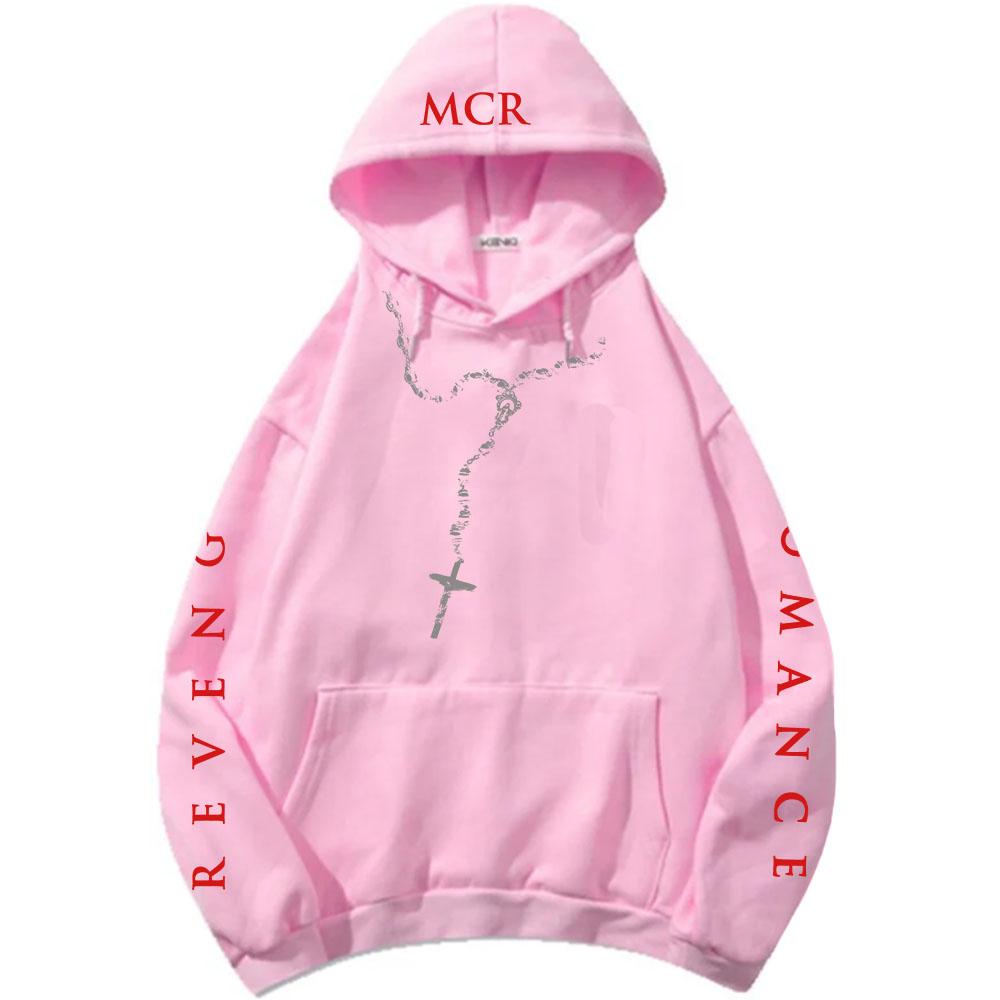 REVENGE RÓŻANIEC BLUZA MY CHEMICAL ROMANCE THREE CHEERS FOR SWEET REVENGE Bluzy Zimowy Polar Męskie Pulowery Ubrania z Kapturem