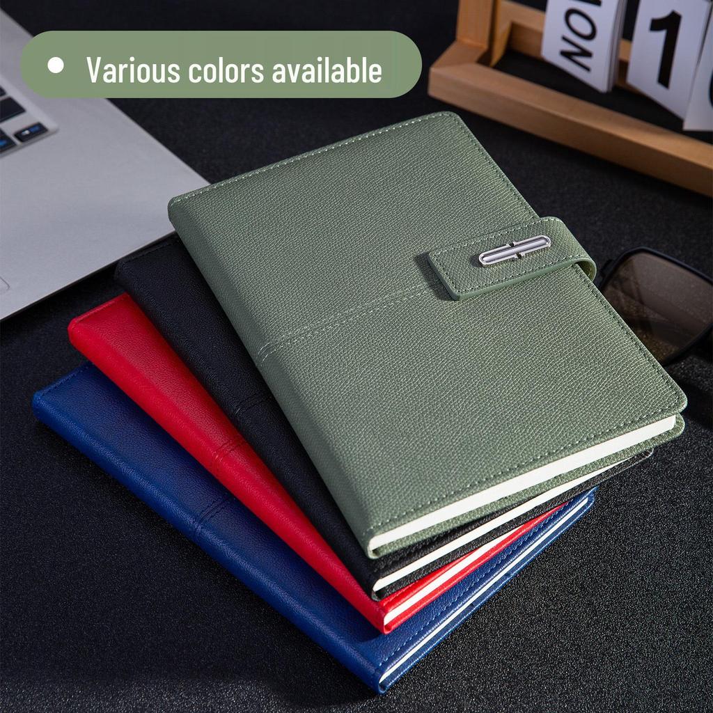 Buckle Business A5 PU Leather Notebook Gift Set with Customizable Logo