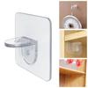 1pc Adhesive Holders Wall Hangers Hooks Shelf Support Partition Bracket Support Rack Home Livin Room Accessories Tool Buckle