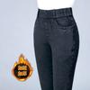 High-Waisted Elastic Plus-Size Pencil Pants for Middle-Aged Women – Spring/Autumn Imitation Denim Leggings