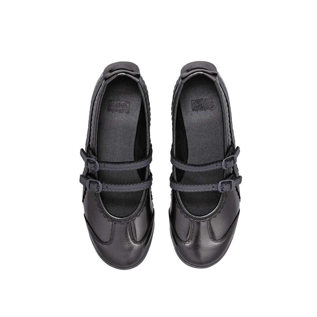 ONITSUKA TIGER Mexico 66 Tgrs Bequeme flache Mary-Jane-Schuhe Damenschuhe Silber Grau 1182A708-020