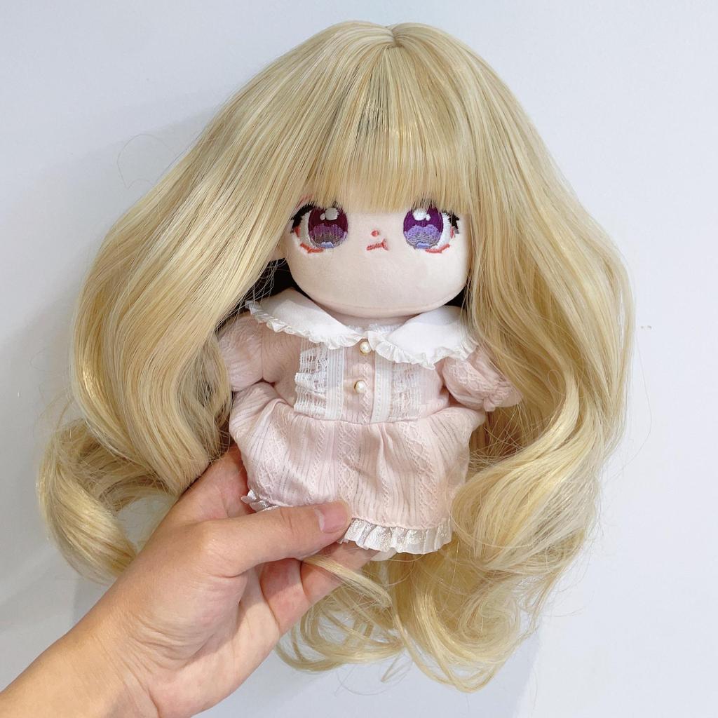 20CM Cotton Doll Wig for Male and Female Dolls - Headgear and Hair
