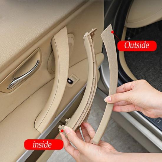 Car Right Inner Door Panel Handle Pull Trim Cover For BMW 3 Series E90 E91 04-12