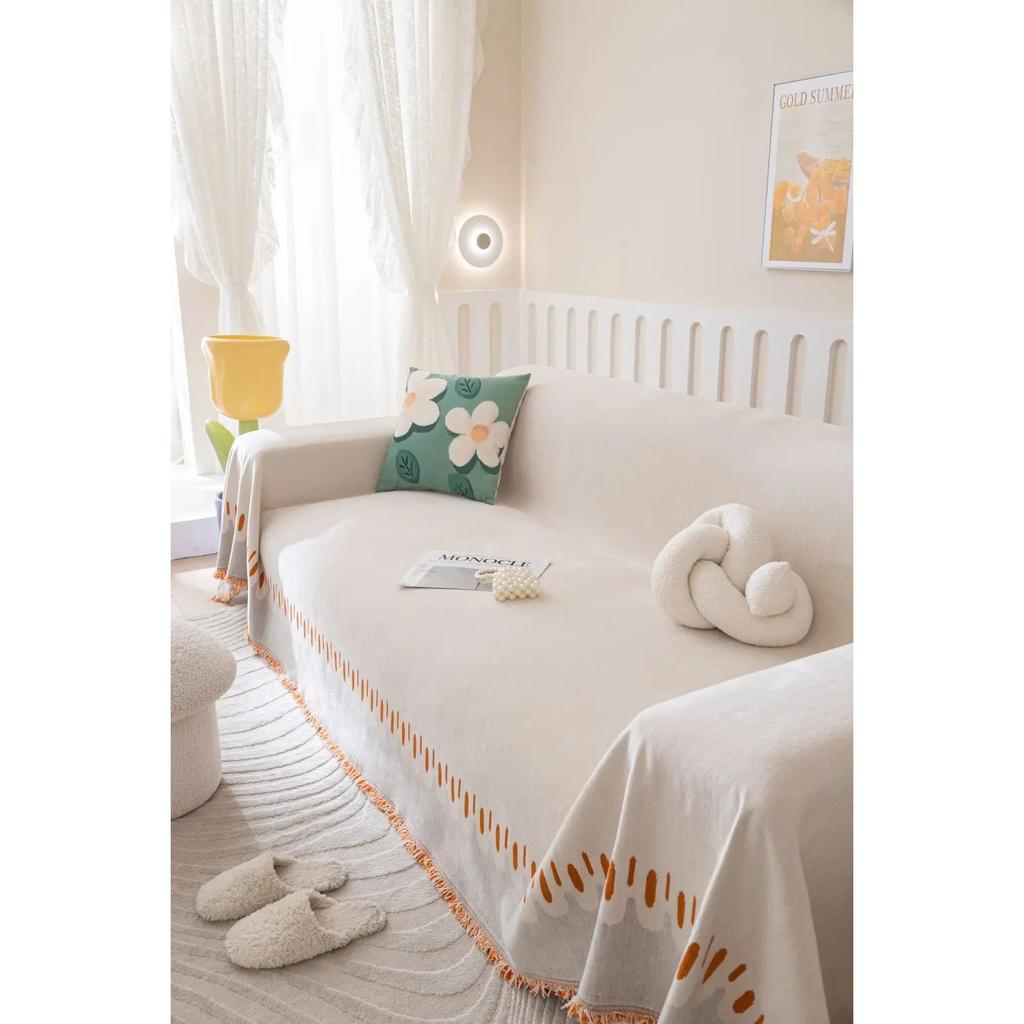 Reversible Sofa Cover Mat Throw Blanket Living Room Three Seats Sofa Position   Modern Throw Camping Picnic Blanket MAT