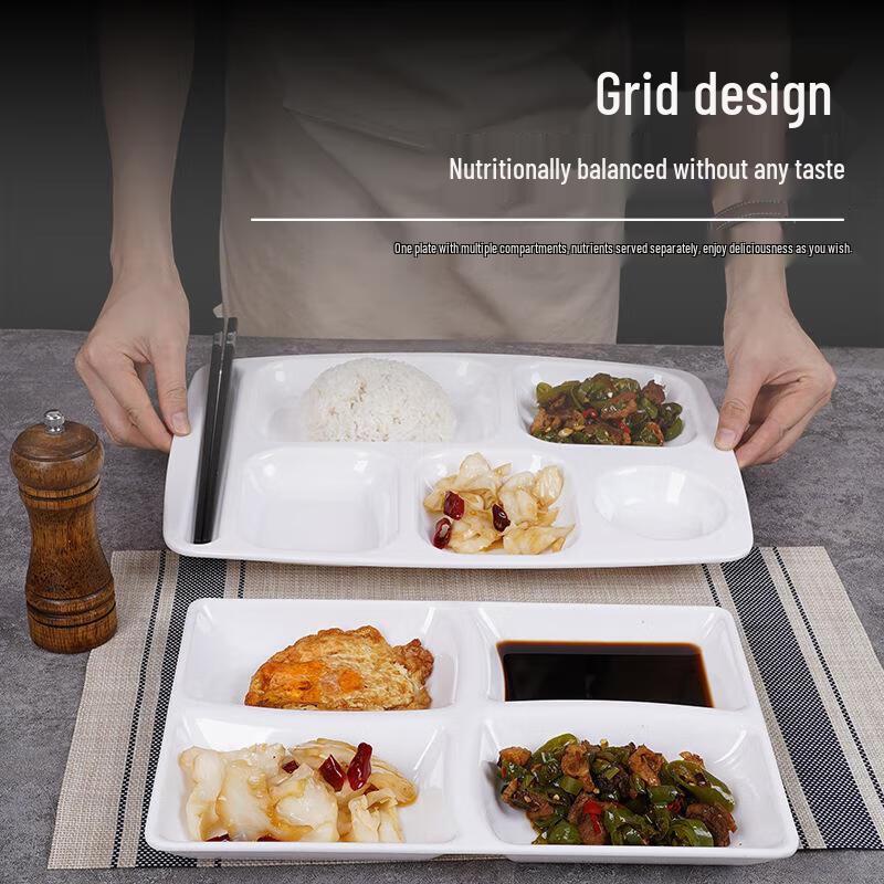 Melamine Divided Lunch Tray
