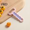 Sharp Stainless Steel Blade Vegetable Peeler, with Blade, Non-Slip Wavy Peeler Handle Fruit for Veggie Potatoes Carrot Cucumber Ergonomic