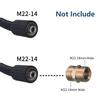 Tool Daily High-Pressure Washer Hose, 15m (50FT), 1/4-Inch, 3600 PSI, M22 14-Connection, Replacement for Most Brands