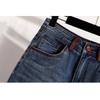 DIMANAF 2026 Summer New Plus Size Women Denim Skirt Elastic Waist A-Line Long Skirt Fashion Lady Bottoms Solid Blue
