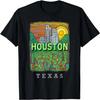 Houston Texas TX Miejska Oaza SD953 Koszulka