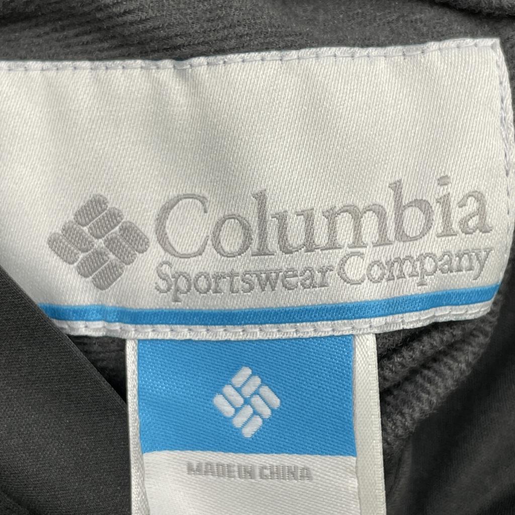 Columbia Black PM3437-010 Chicago Avenue Reversible Fleece Jacket Jacket L Black X grayUsed