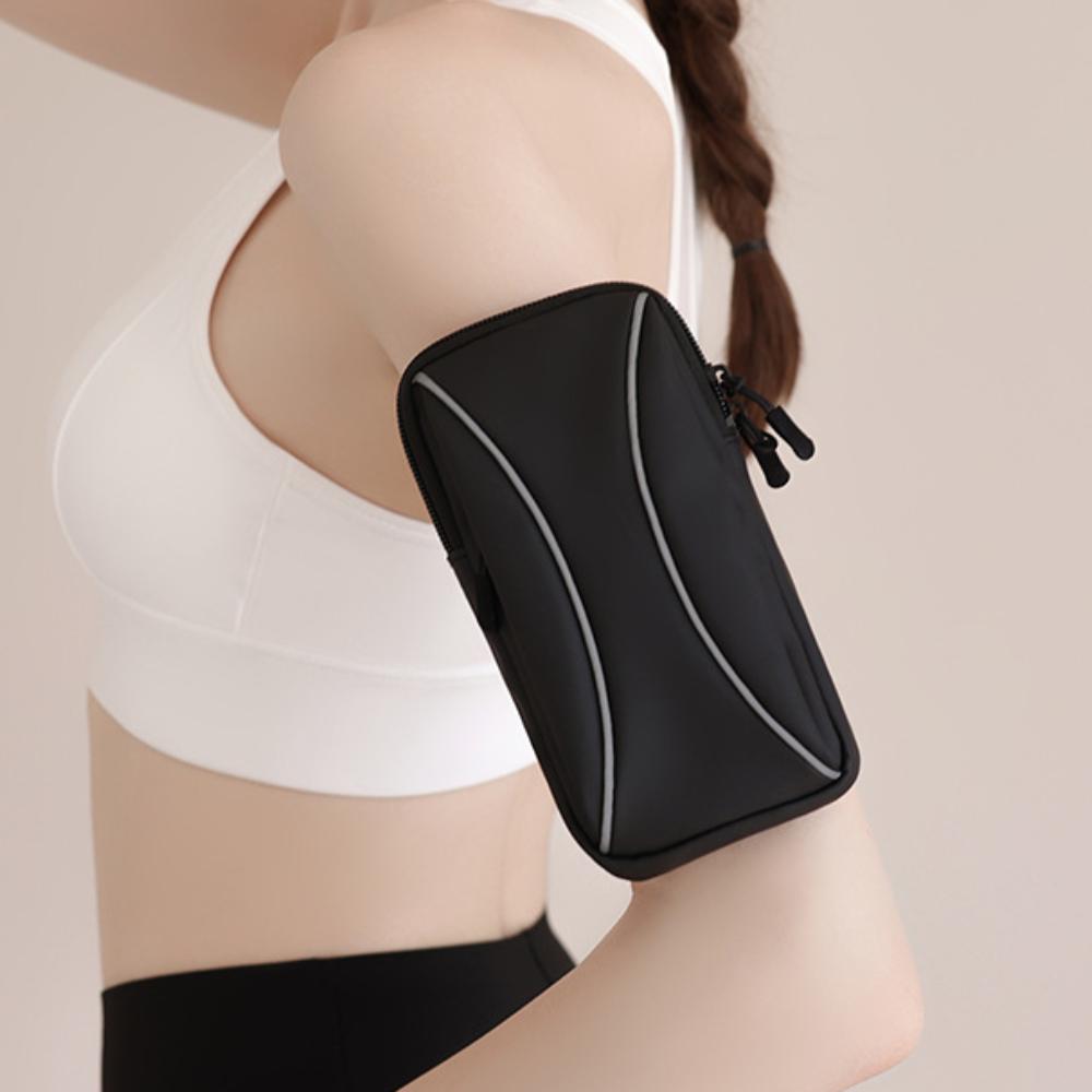 

Shoulder Belt Running Phone Arm Bag Waterproof Sports Phone Bag Smartphone Accessories black style 1