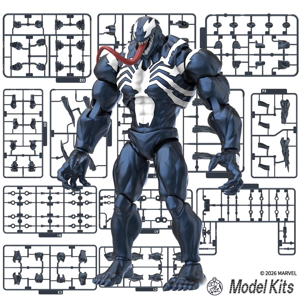 Blokees Marvel CC07 Venom ABS PVC Plastic Model Kit & (Assembly Required)
