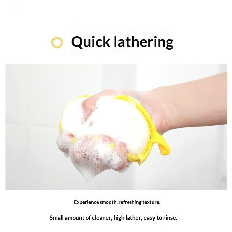 Kitchen Dishwashing Sponge Double-sided Sponge Scrubbing Pot Artifact Household Cleaning Rag Non-oil Dishcloth Scrubbing Cloth