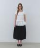 CLUNY Line Point Half Sleeve T-Shirt - Ivory