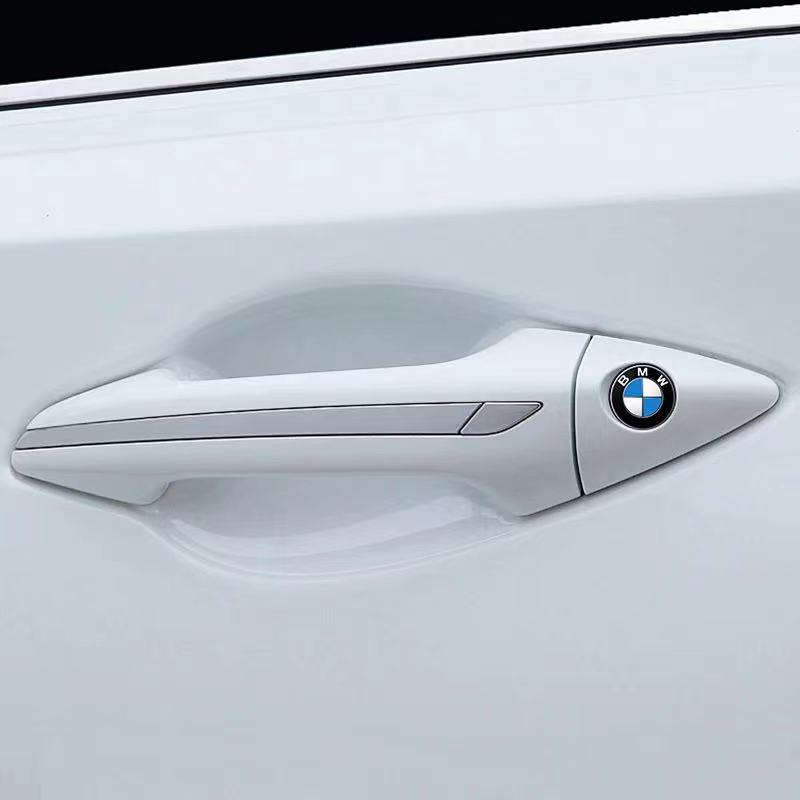 2/4/6pcs Car Door Lock Keyhole Protection Stickers Emblem For BMW 1 3 5 Series X1 X4 X5 X7 G20 G38 F20 F39 F48 E46 E60 E36 E39