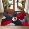 SC Freiburg FC Design Crystal Velvet Rug Soft Decorative Mat for Bedroom Entrance