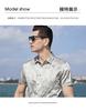 Men's High-End Mulberry Silk Printed Business Shirt