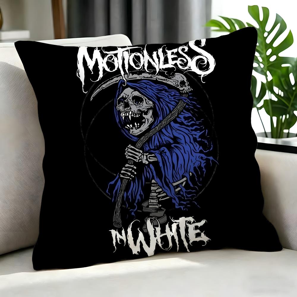 Band MMotionless In White Cushion Cover Cushion Cover Set Pcs x x x Pillowcase Decorative Sofa Home Decor