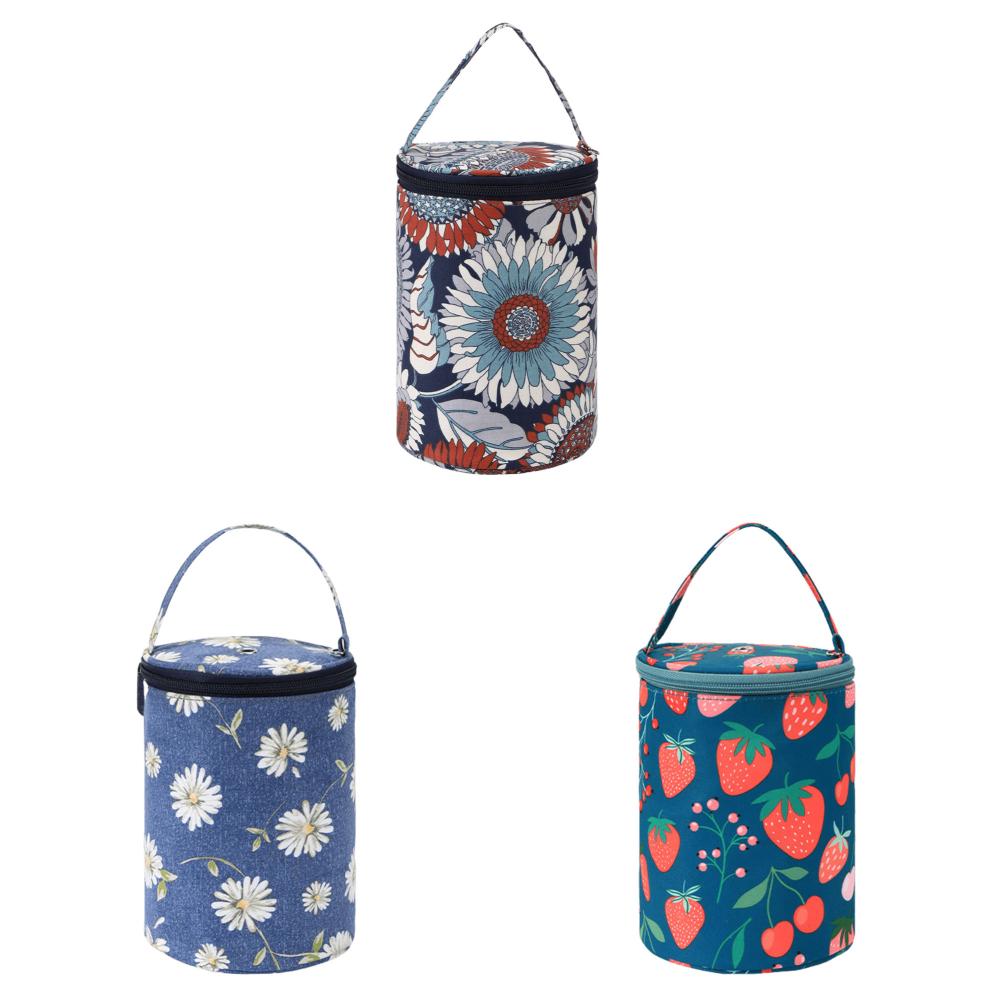

T0# Knitting Crochet Bag Oxford Cloth Yarn Storage Bag for Crochet Hook (Sunflow