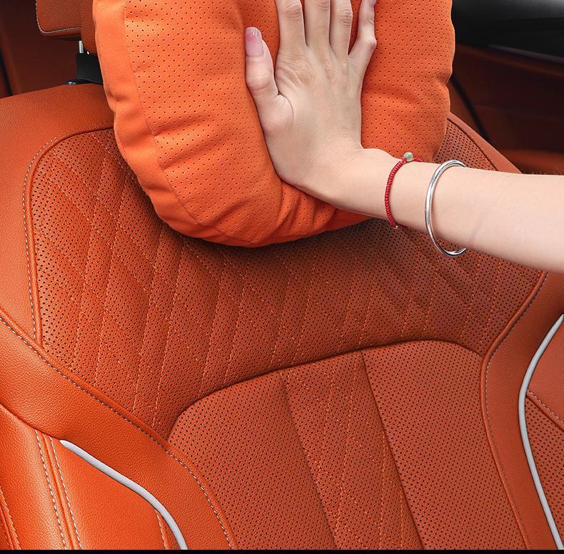 Compatible with Lexus suede seats, headrests, and lumbar supports (ES200, NX260, UX, RX300).