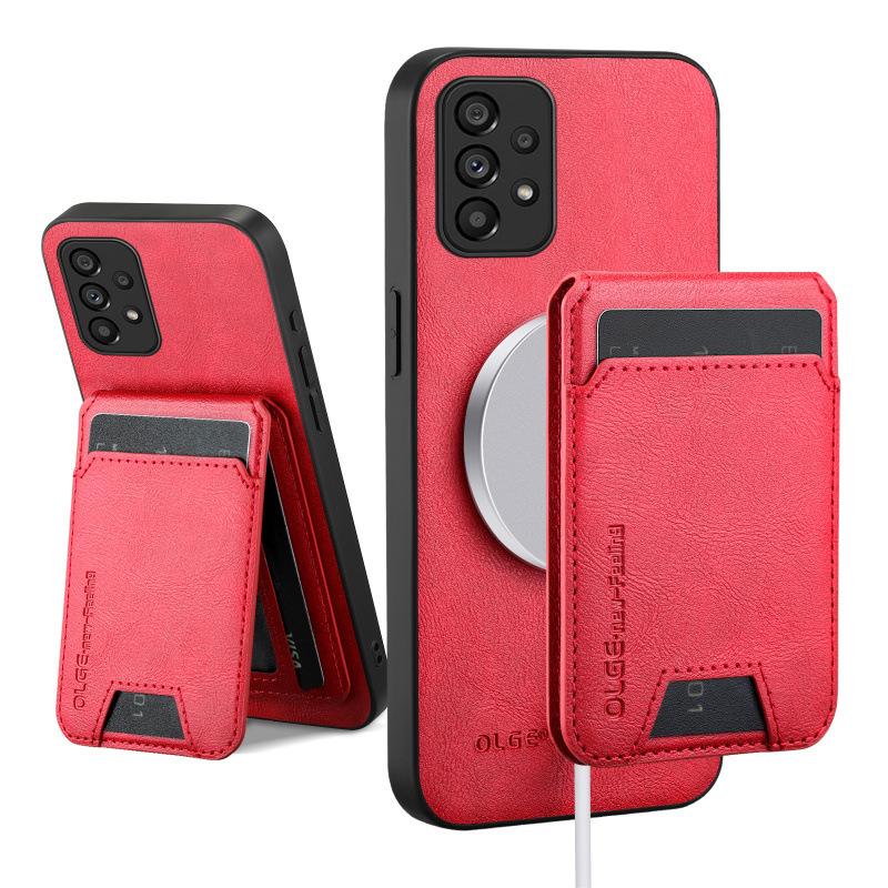 Applicable To Samsung Galaxy A535G Mobile Phone Case A33 Cow Pattern Leather Magnetic Card Case New Model