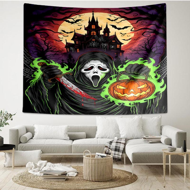 The Nightmare Before Christmas Print Tapestry - Portable Wall Decor Cloth, for Home, Dorm, Travel, Bedroom, Living Room - Ideal Birthday Housewarming 