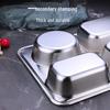 Osztor 304 Stainless Steel Rectangular Divided Tray