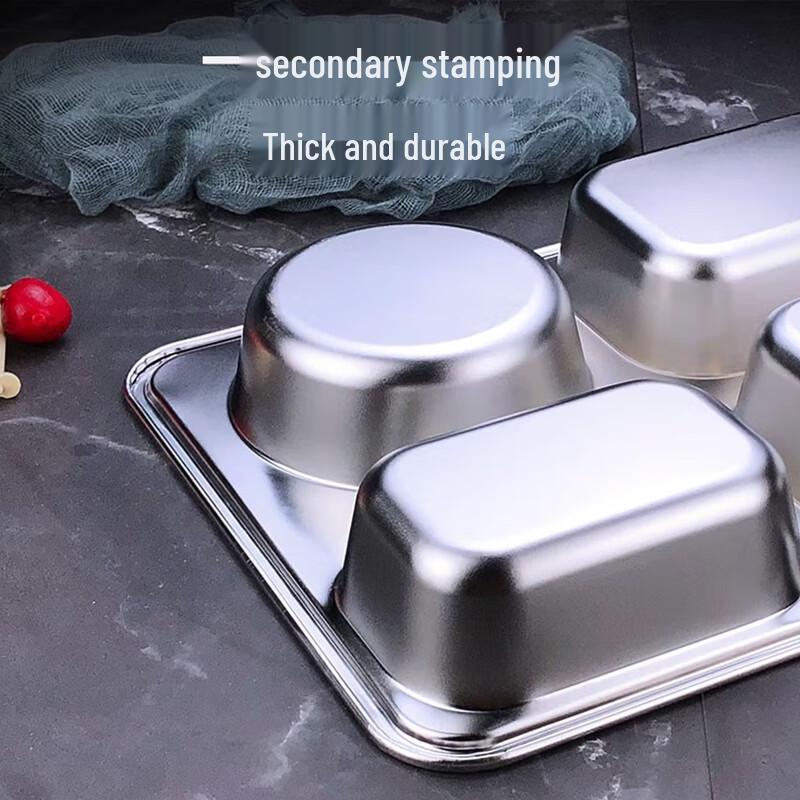Osztor 304 Stainless Steel Rectangular Divided Tray