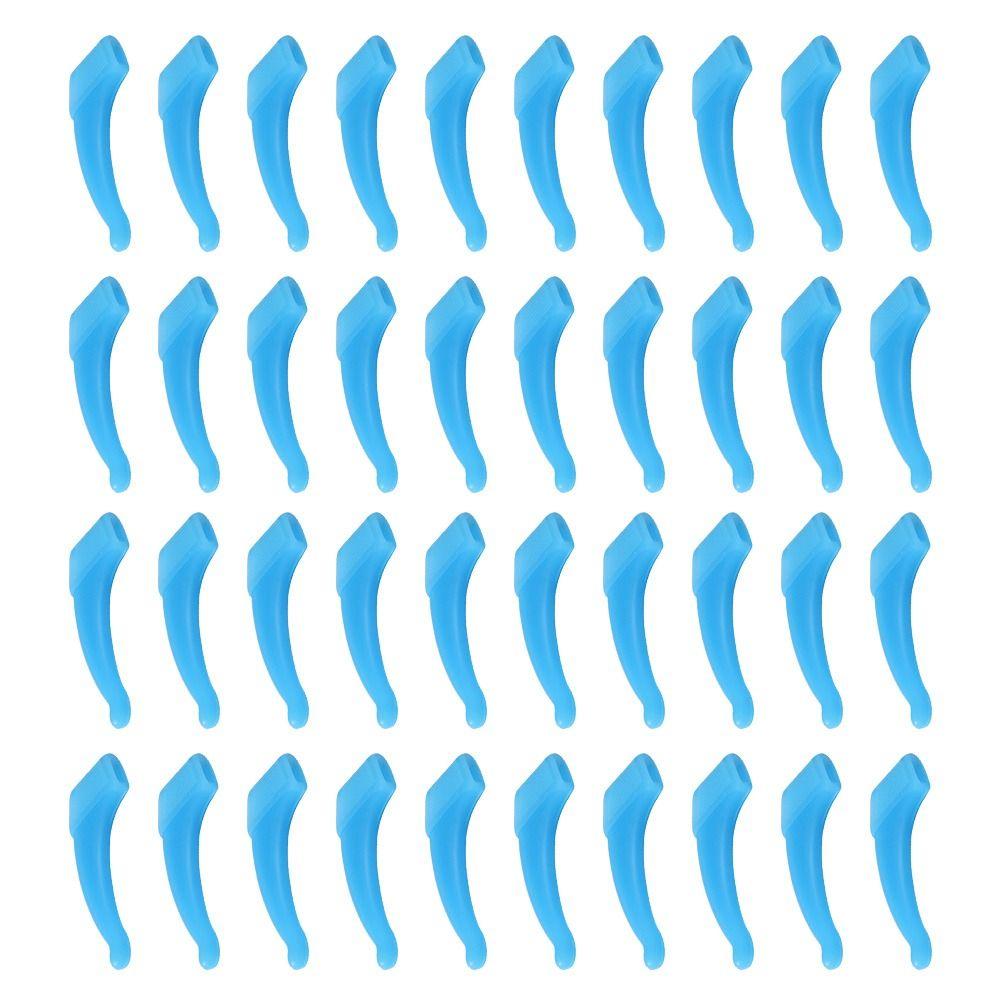20Pairs Comfortable Silicone Glasses Ear Hooks Anti-slip Anti-fall Eyewear Holder Sunglasses Accessories Grip Men