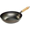 River Light Kiwami JAPAN Iron Frying Pan, Deep Stir-Fry Pot, 28cm, Iron Nitride, Nitriding Processing, IH Compatible, Rust Resistant, Wok, Made In