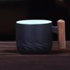 Creative Handmade Exquisite Coffee Cups, Vintage Wooden Handle Coffee Cups, Mugs, Beverage Cups, Kitchen Dining and Bar