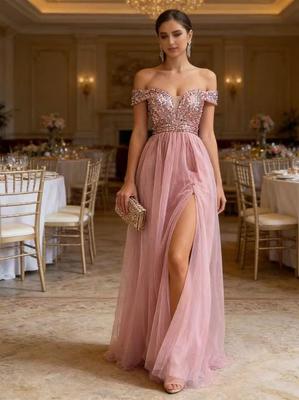 2026 Modisches Europäisches und Amerikanisches V-Ausschnitt Spitzen-Rückenfreies Abschlusskleid - Sommer Stil