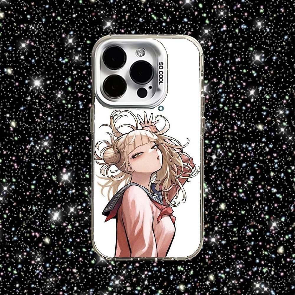 

Чехол для телефона с аниме-персонажами H-Himikos T-Togas для iPhone 16,15,14,13,12,11,Pro,XS,Max,Plus,Mini,SE Белый Конфетный Матовый Ударопрочный Чехол iPhone15pro