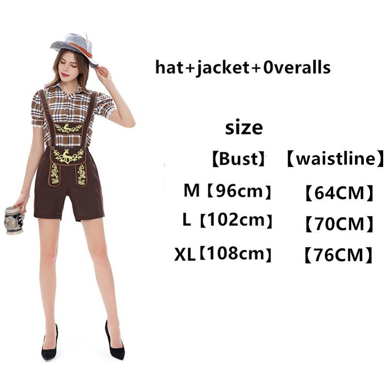 Dospělý Unisex Oktoberfest Lederhosen Kostýmový Set pro Pódiové Vystoupení