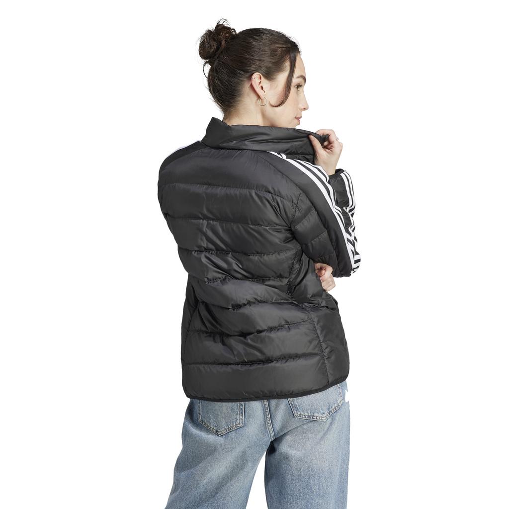 Women's jacket adidas ESSENTIALS 3-STRIPES LIGHT DOWN black HZ5726 r S