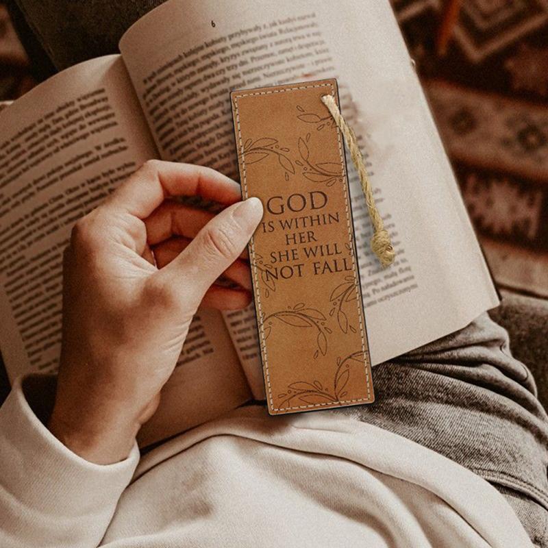 2ks Personalizovaná křesťanská kožená záložka Náboženská záložka do knihy Dárek k výročí pro něj/ji Dárek pro čtenáře