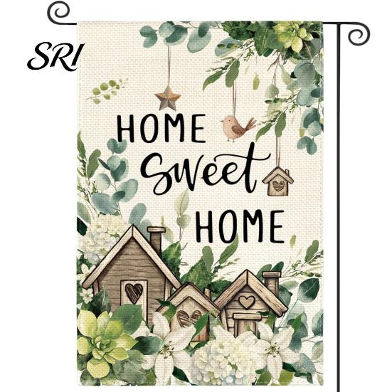 Spring Garden Decor Double-Sided Flag for Porch 12x18 Inch Fade-Resistant Floral Butterfly Welcome Print Decorative Outdoor Yard Patio Mailbox