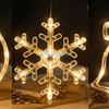 090D Plastic Window Suction Cup Lights Holiday Decor for Christmas 8 Shapes to Choose