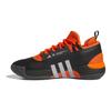 adidas DON. Ausgabe #5 Runde Zehenpartie Schnürschuhe Stoßdämpfend Langlebig Low-Top Basketballschuhe Unisex Sneaker Schwarz Orange IE7941