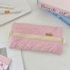 Student Pencil Case Soft Fabric With Zipper For Girls And School Supplies