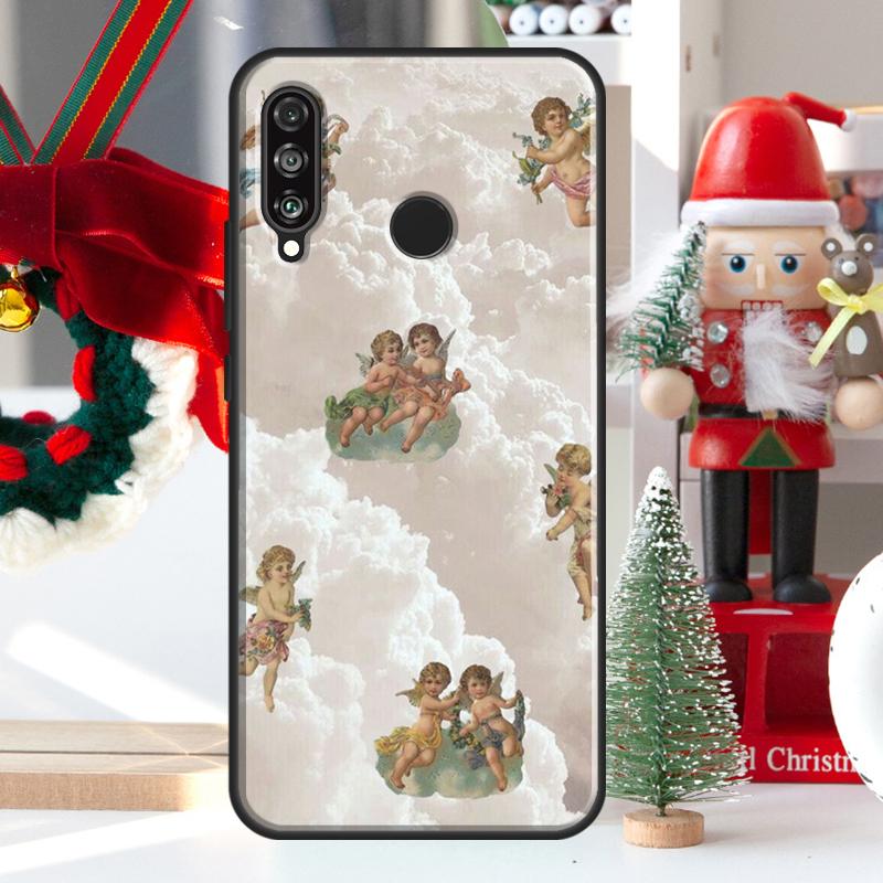 Cute Angels Aesthetic Aesthetics For Huawei Nova Y73 Y60 Y70 Y90 Y72 Y61 Y91 7i 8i 11i 12i 12s 9 10 SE P20 P30 P40 Lite Case