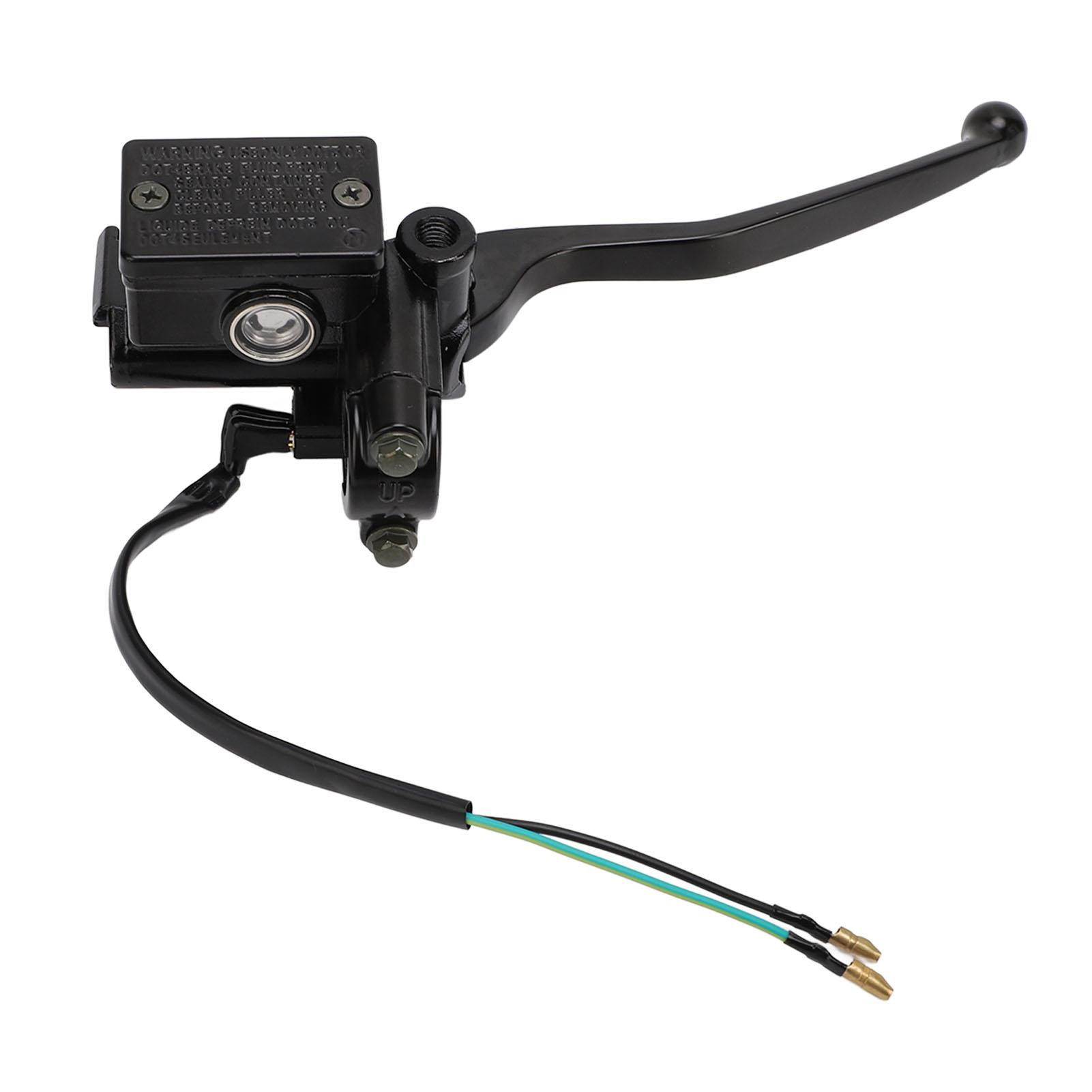 

Гидравлический главный тормозной цилиндр Улучшенное управление Металлический Универсальная посадка для мотоцикла Квадроцикла Скутера Мопеда Мотоцикла для бездорожья