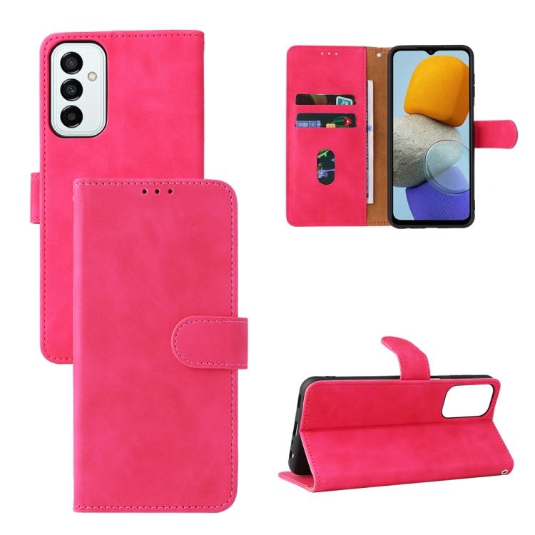 For Samsung Galaxy M23 5G Skin Feel Magnetic Flip Leather Phone Case