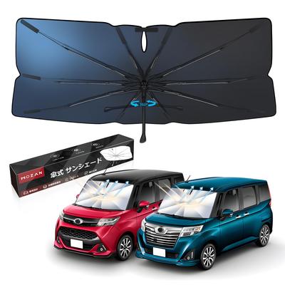 Improved Mozan Sunshade for Toyota Roomy Tank M900A and November 2016 Windshield 10 Flexible Parasol UV Heat Perfect for and Sleeping In the Includes