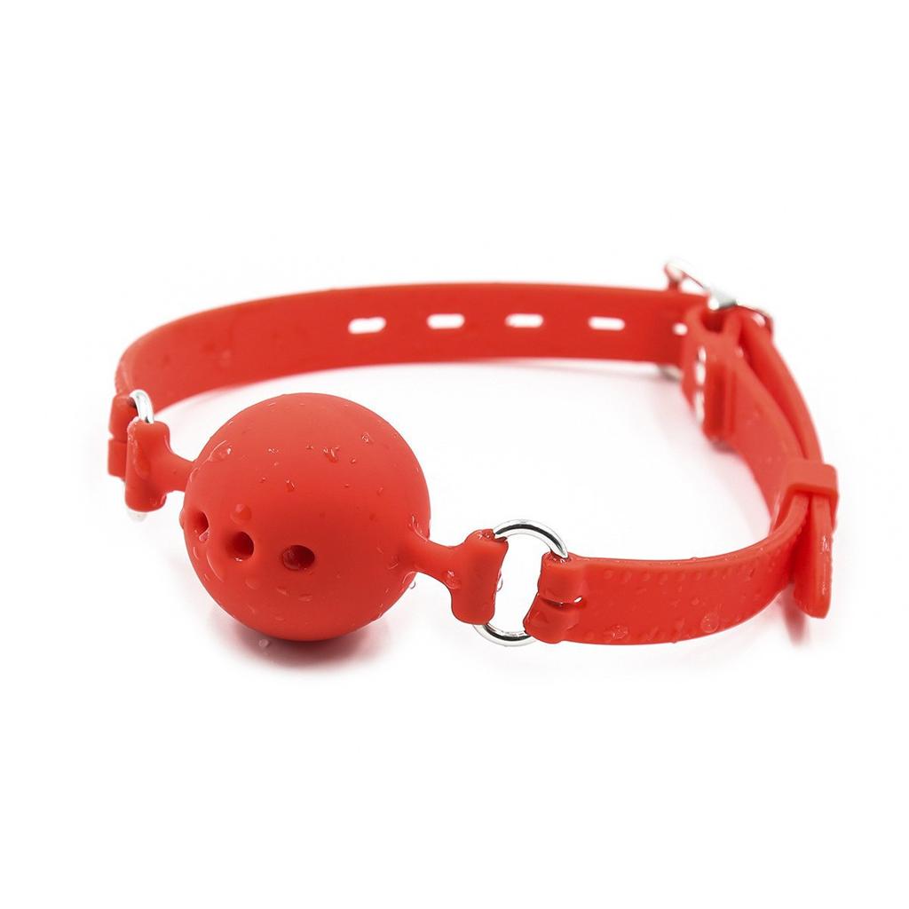 Silicone Mouth Gag SM Restraint Toys Breathable Mouth Plugs Ball Gag Adjustable Belt Mouth Sex Toy For Adult SM Games Erotic 18+