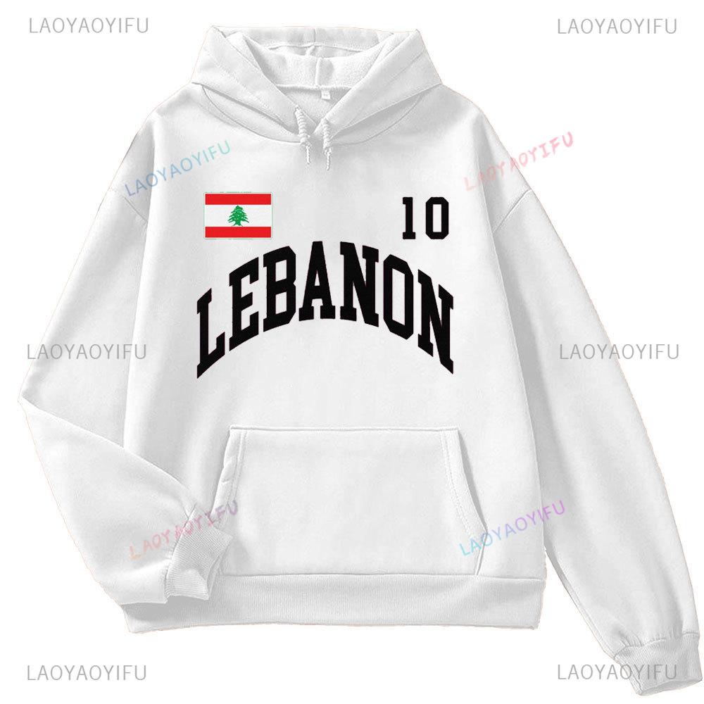 This Is Not My Dna Lebanon Flag Map Men's Long Sleeve Hoodie Autumn/Winter 2024 Lebanon Map Graphic Print Autumn Sweatshirt
