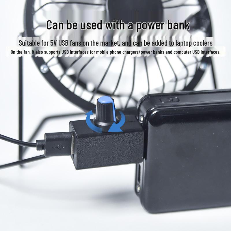 USB Mini Ventilator Stufenloser Geschwindigkeitsregler - Variables Lüftungsschalter